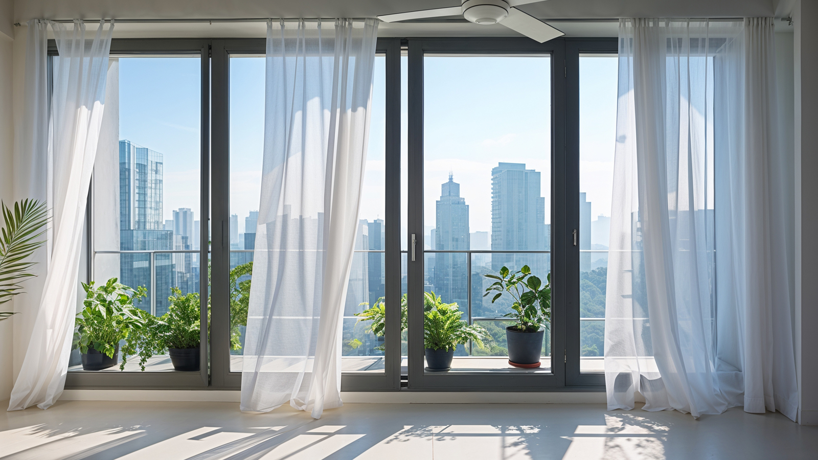 fresh air circulation in an apartment %e2%80%93 open windows and