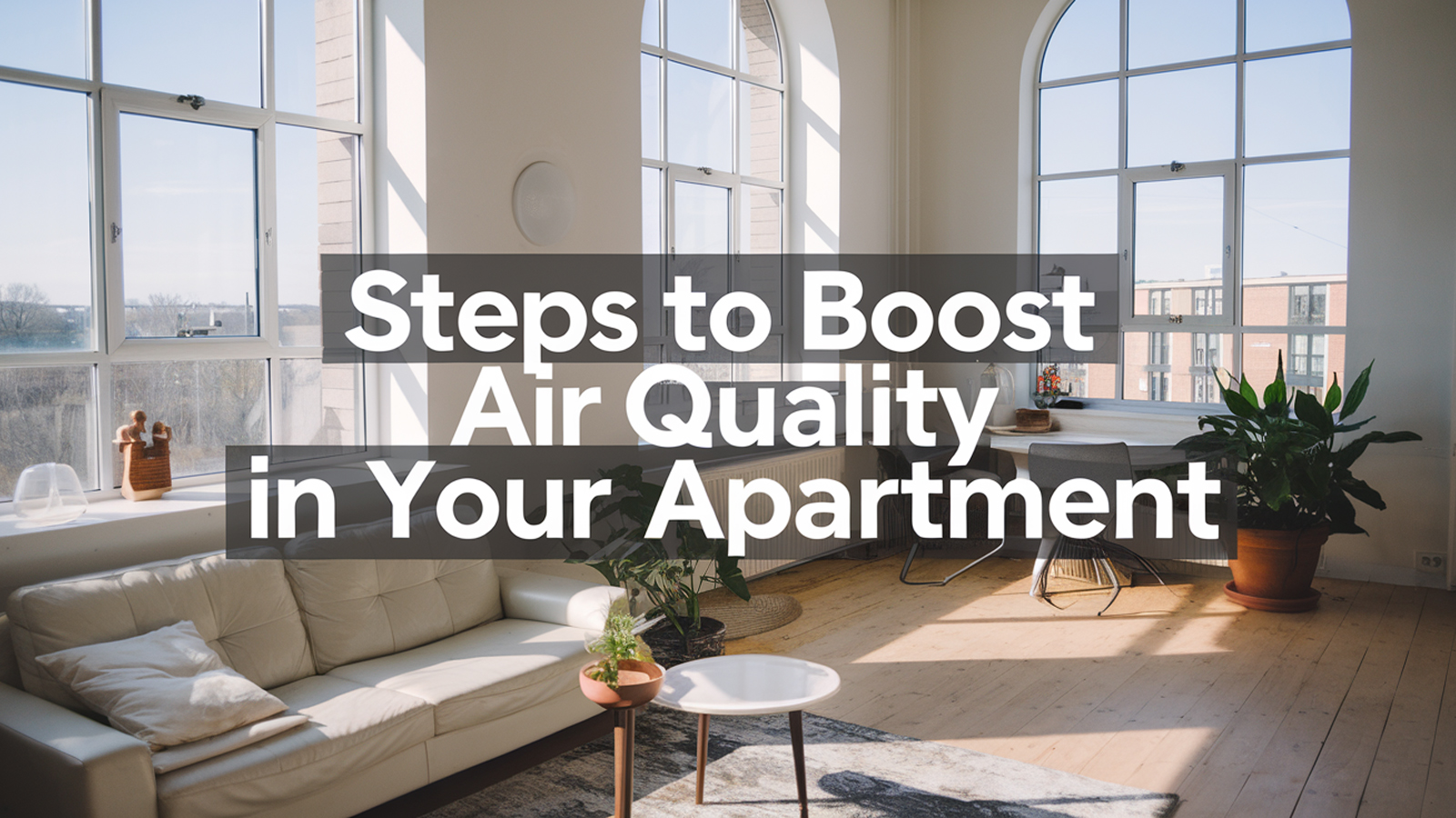 steps to boost air quality in your apartment